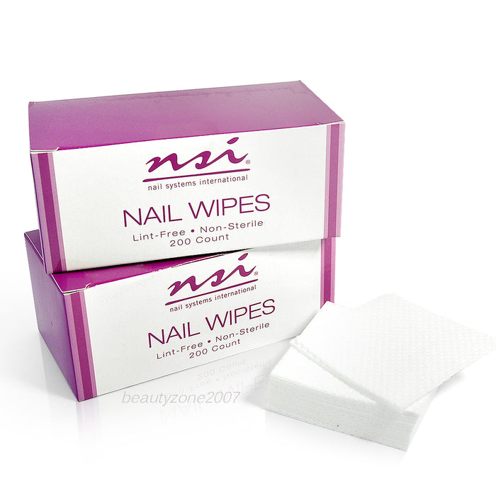 nsi - Nail Wipes Lint Free - Non-Sterile 200 Count (2 pack)