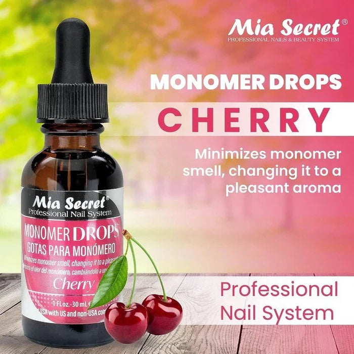 Mia Secret Monomer Drop - Cherry Scent 1 oz