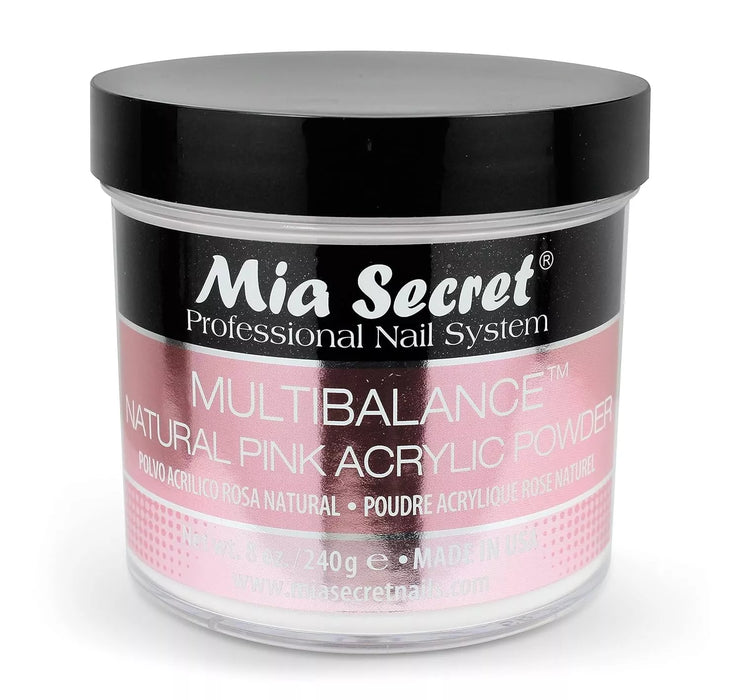 Mia Secret Acrylic Powder - Multibalance Natural Pink 8oz