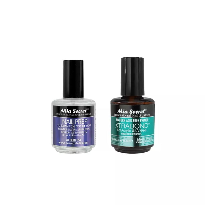Mia Secret - Nail Prep & Xtrabond Acid-Free Primer 0.5oz