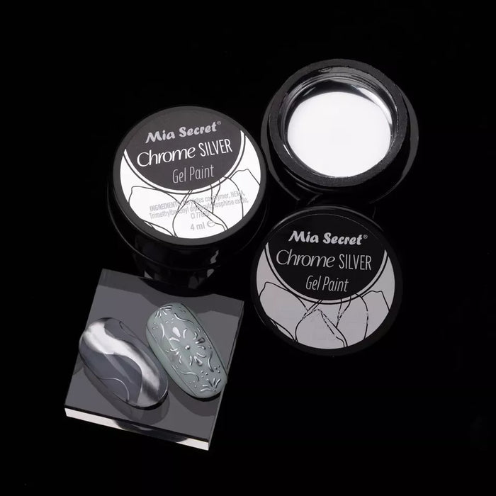 Mia Secret - Chrome Silver Gel Paint CH-04