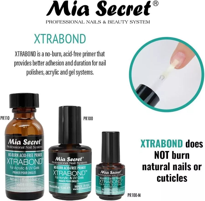 Mia Secret - XtraBond Acid-Free Primer 0.5 oz (4 Pack)