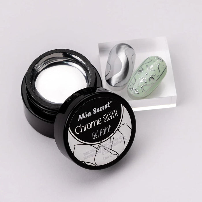 Mia Secret - Chrome Silver Gel Paint CH-04