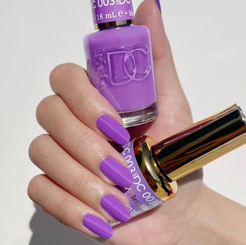 DND DC Duo #003 Blue Violet – Gel + Matching Lacquer 0.5 fl oz