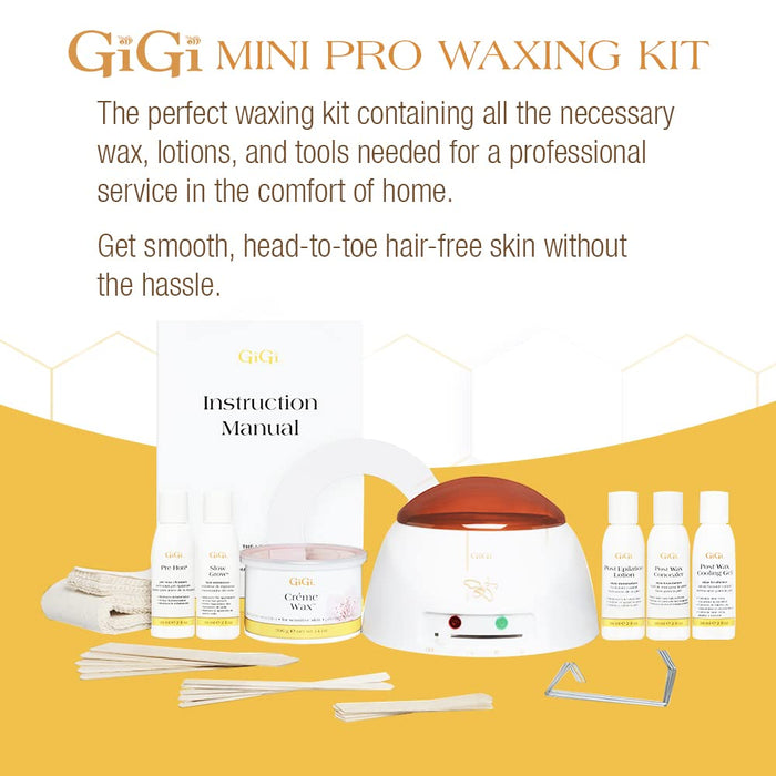 GiGi - Mini Pro Kit for Women, Hair Removal Wax Kit