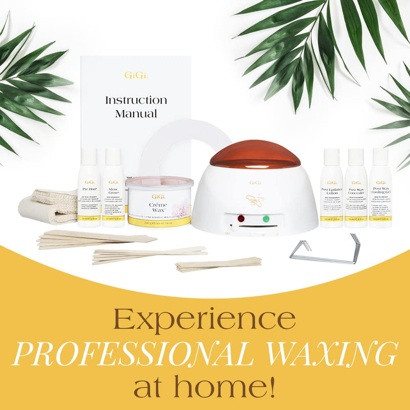 GiGi - Mini Pro Kit for Women, Hair Removal Wax Kit