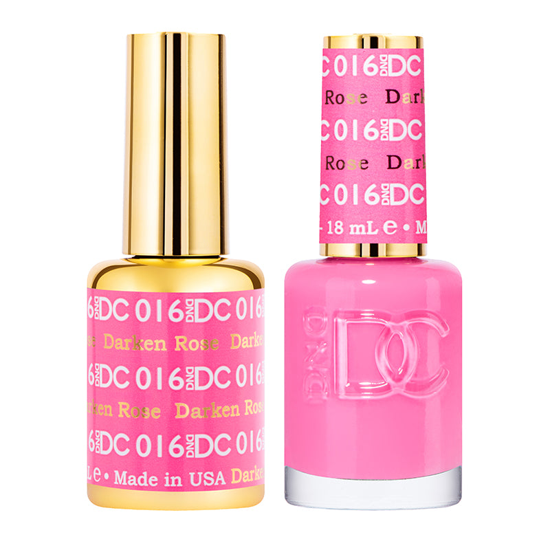 DND DC Duo #016 Darken Rose – Gel + Matching Lacquer 0.5 fl oz