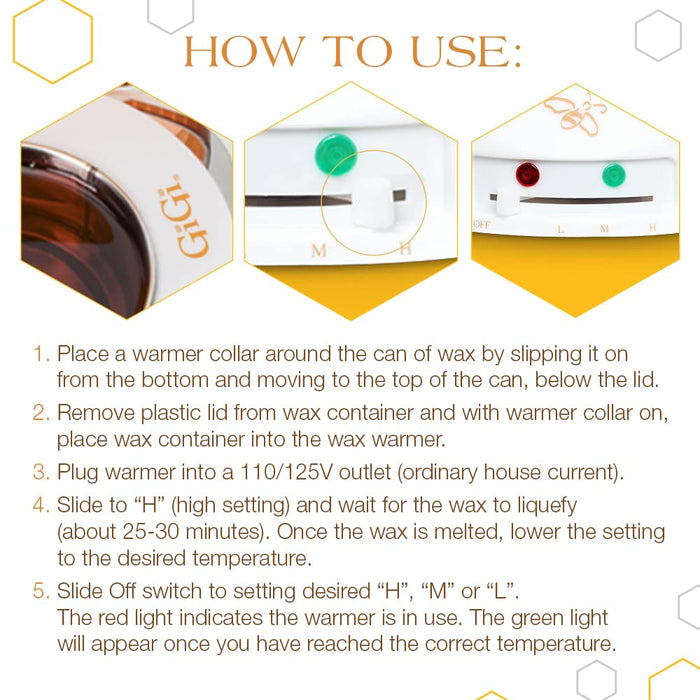 GiGi - Multi-Purpose Hair Removal Wax Warmer