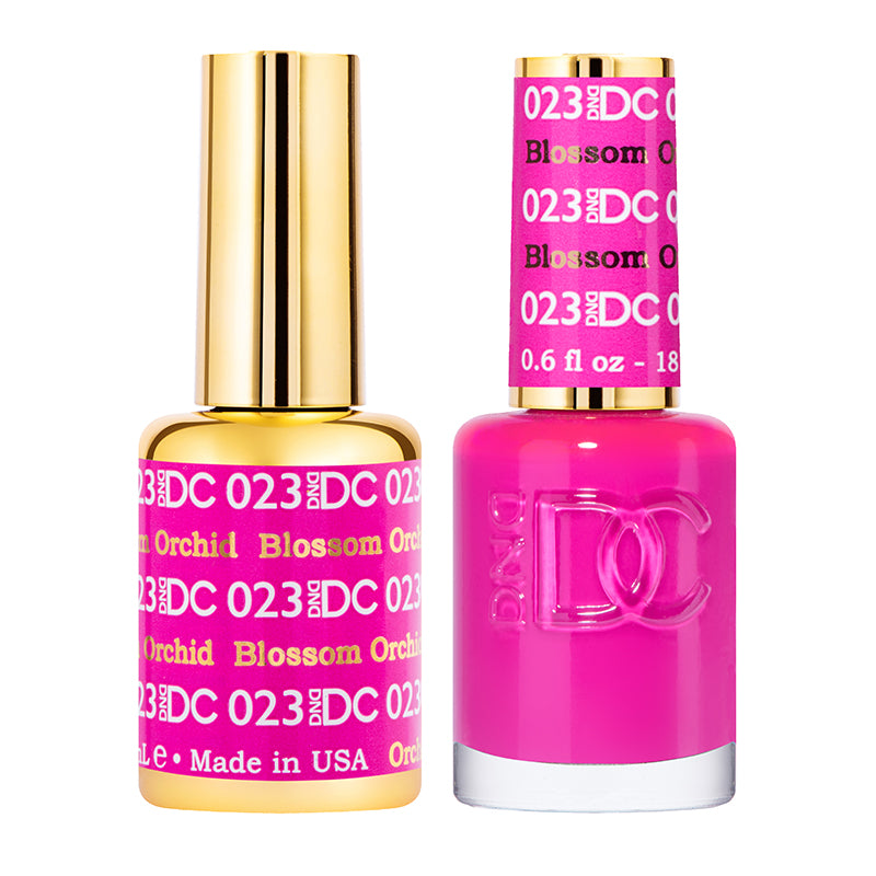 DND DC Duo #023 Blossom Orchid – Gel + Matching Lacquer 0.5 fl oz