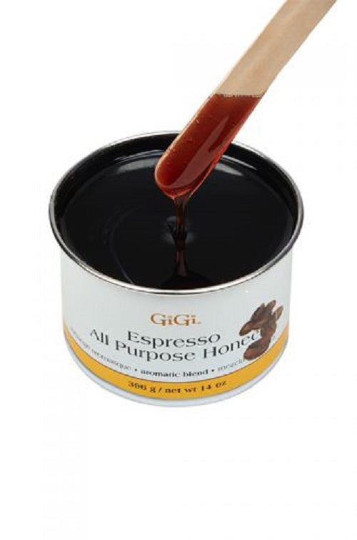 GiGi - Espresso All Purpose Honee Wax 14oz (Pack of 24)
