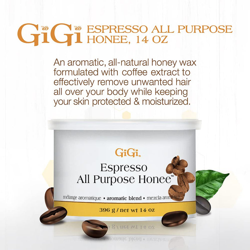 GiGi - Espresso All Purpose Honee Wax 14 oz
