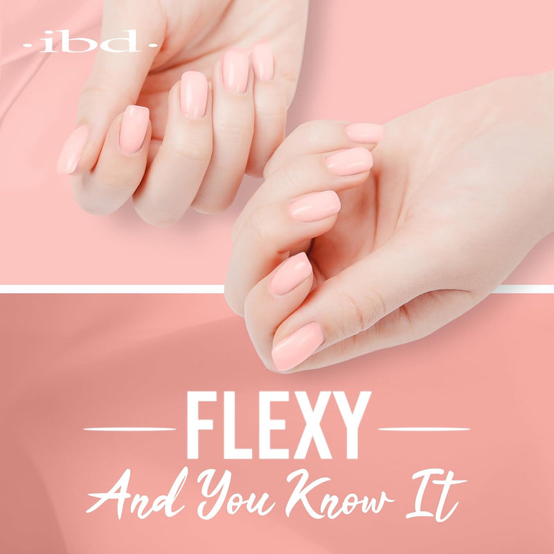 Gel de caucho ibd - 02 Rosa Seda 0.5 fl oz 