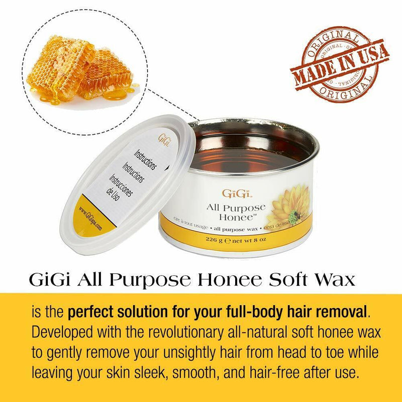 GiGi - All Purpose Honey Wax 14oz (Pack of 2)
