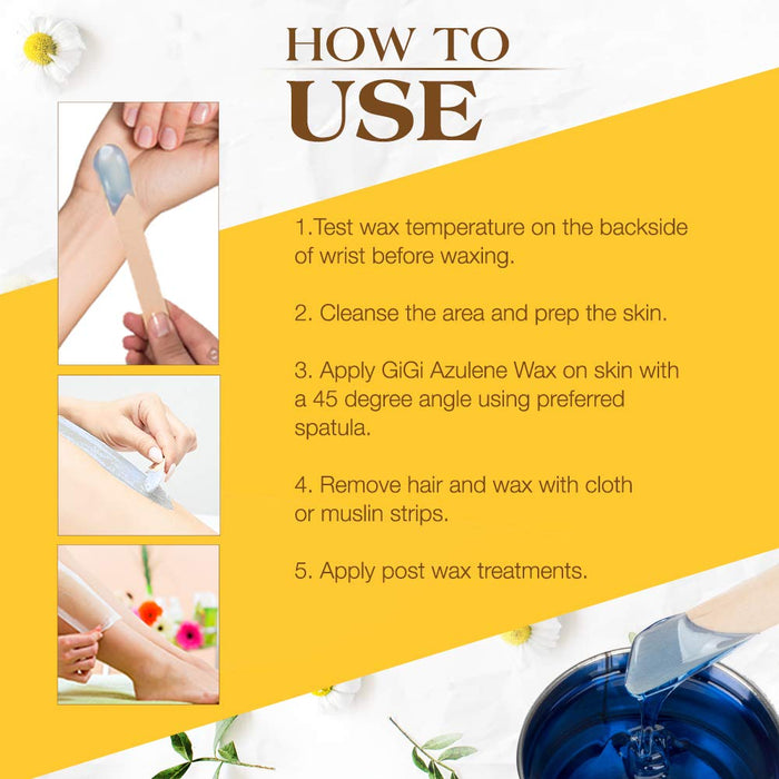GiGi - Azulene Wax 13oz (Pack of 2)