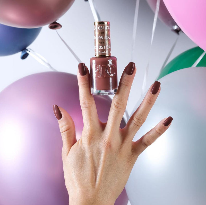 DND DC Duo #051 Light Macore – Gel + Matching Lacquer 0.5 fl oz