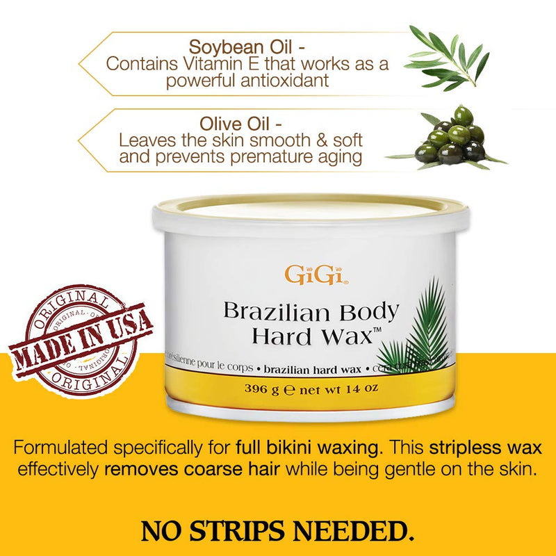 GiGi - Brazilian Body Hard Wax 14oz
