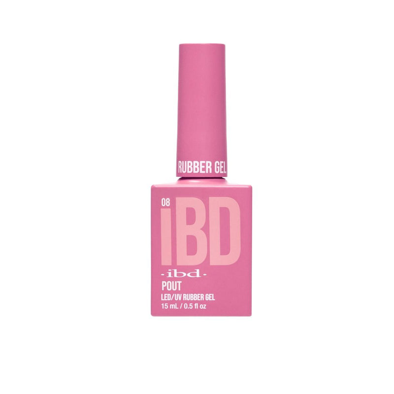 ibd Rubber Gel - 08 Pout 0.5 fl oz