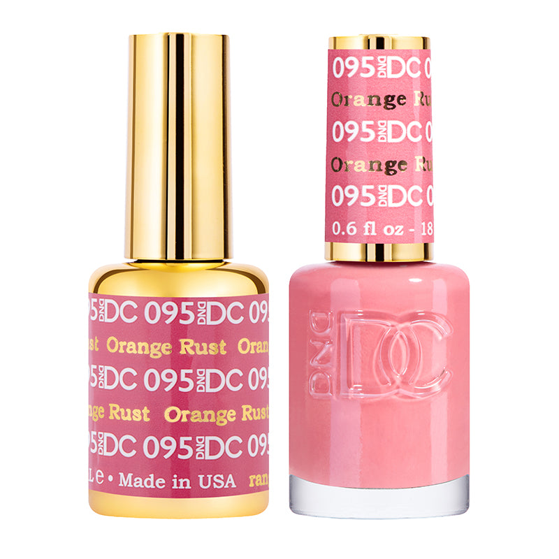 DND DC Duo #095 Óxido Naranja – Gel + Laca a juego 15 ml