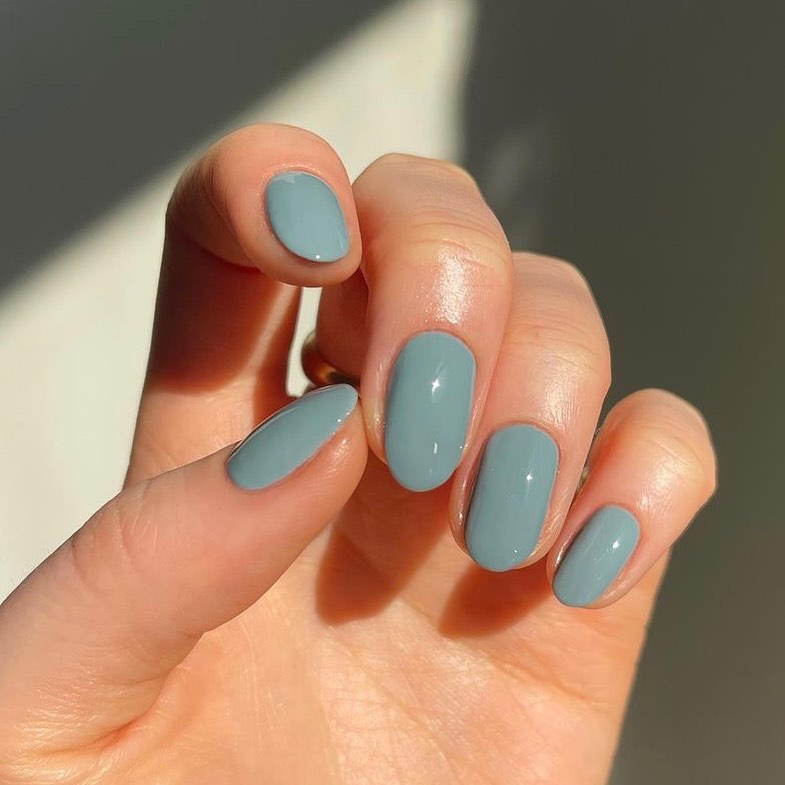 DND DC Duo #098 Aqua Gray – Gel + Laca a juego 0.5 fl oz