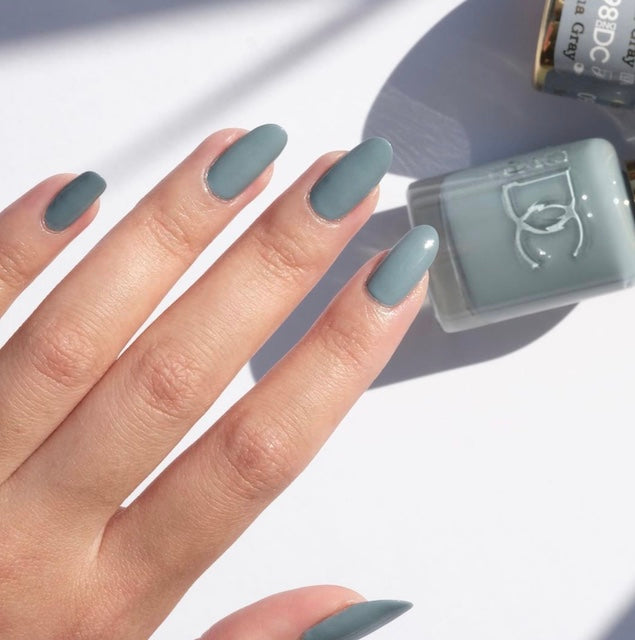 DND DC Duo #098 Aqua Gray – Gel + Laca a juego 0.5 fl oz