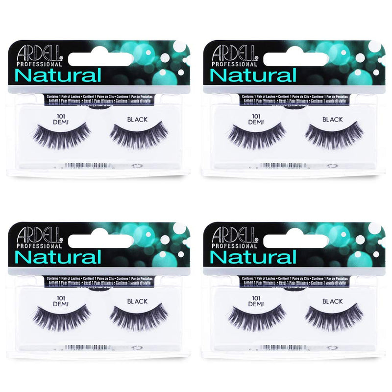 Ardell - Pestañas postizas en tira - Natural 110 (Paquete de 4)
