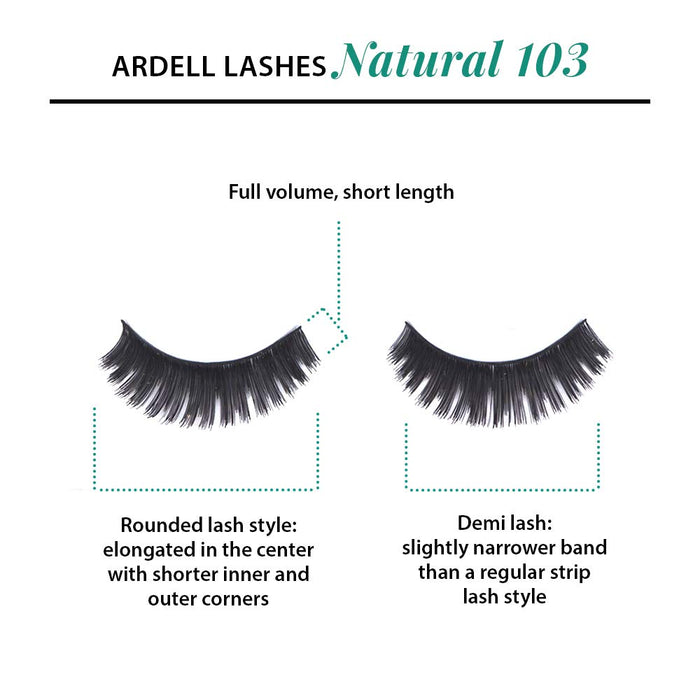 Ardell - Strip Lashes - Natural 103 (4 Pack)