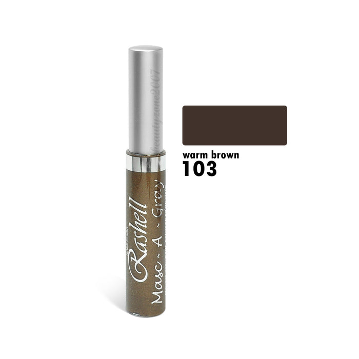 Rashell - Masc-A-Gray Hair Mascara - #103 Warm Brown (2 Pack)