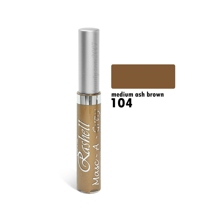 Rashell - Masc-A-Gray Hair Mascara - #104 Medium Ash Brown (2 Pack)