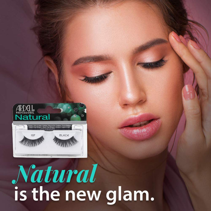 Ardell - Strip Lashes - Natural 107 (4 Pack)