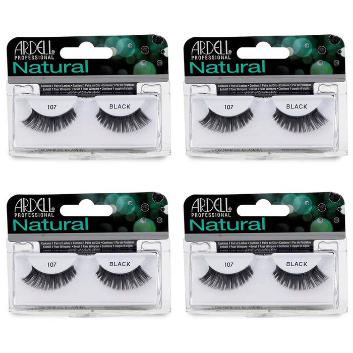 Ardell - Strip Lashes - Natural 107 (4 Pack)