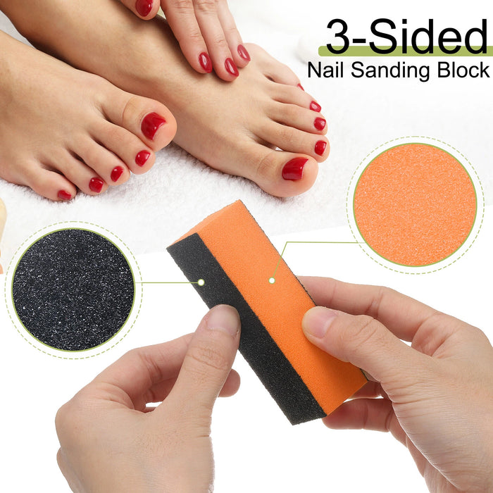 Dixon Buffer - Orange/Black 100/180 Grit (50 Pack)