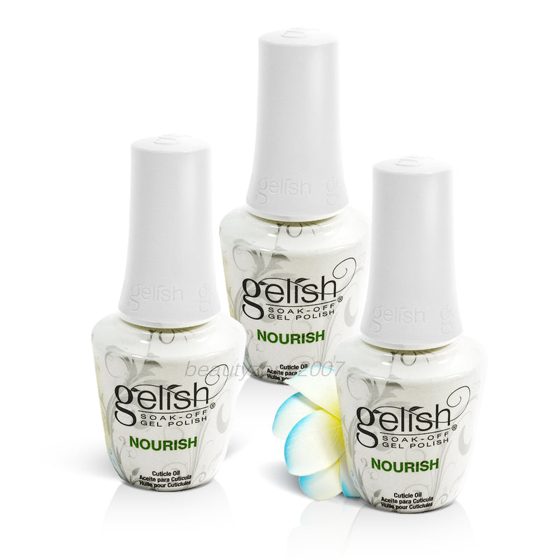 Gelish - Nourish Cuticle Oil 0.5oz (3 Pack)