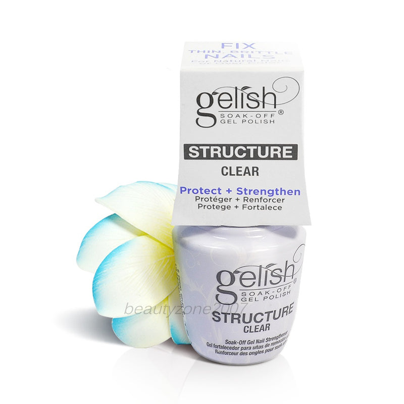 Gelish Gel Polish - Brush-on Structure Gel - Clear (2 Pack) 0.5 fl oz