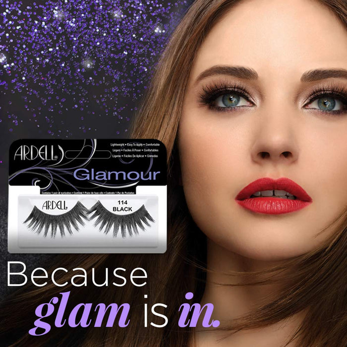 Ardell - Strip Lashes - Glamour 114 (4 Pack)