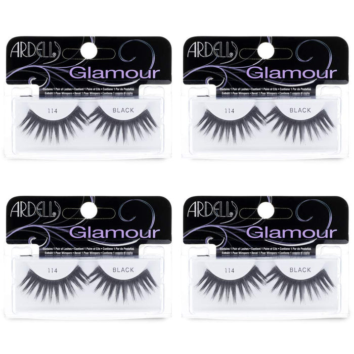 Ardell - Strip Lashes - Glamour 114 (4 Pack)