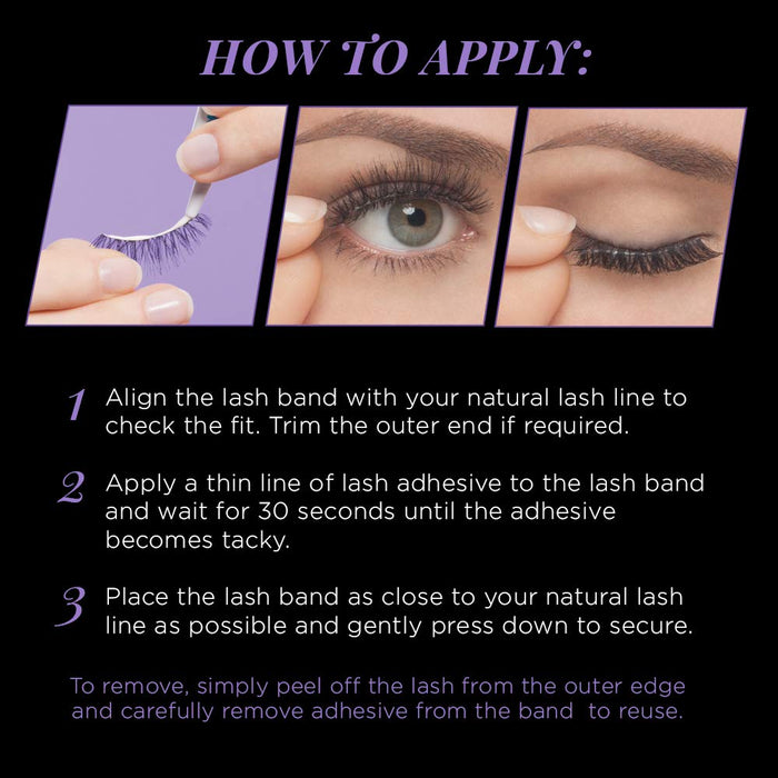 Ardell - Strip Lashes - Glamour 115 (4 Pack)