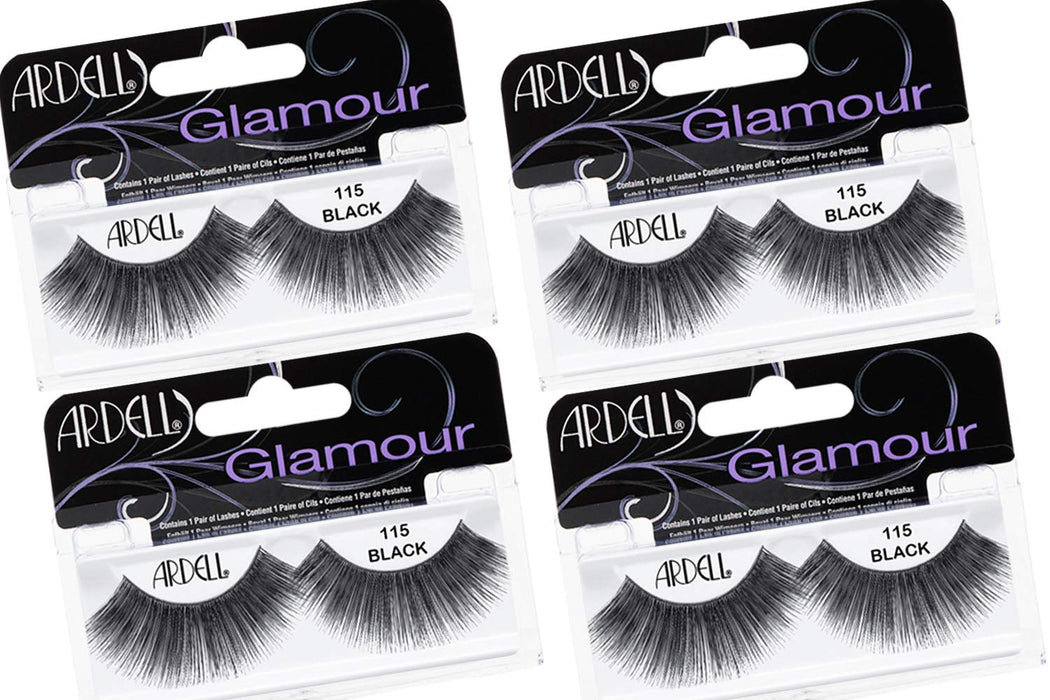 Ardell - Strip Lashes - Glamour 115 (4 Pack)