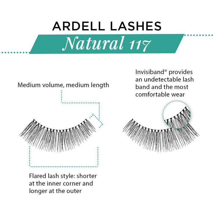 Ardell - Strip Lashes - Natural 117 (4 Pack)