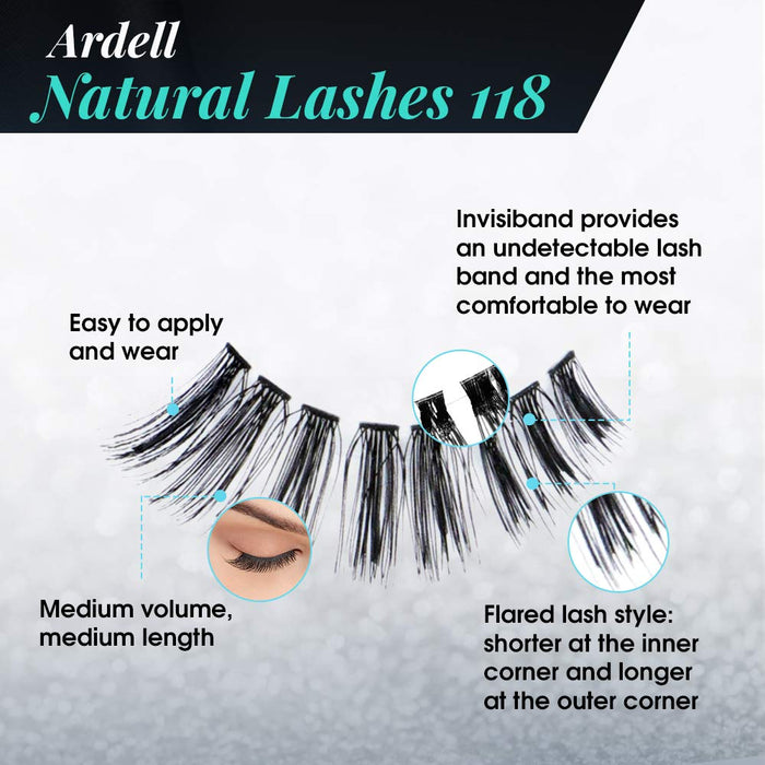 Ardell - Strip Lashes - Natural 118 (4 Pack)