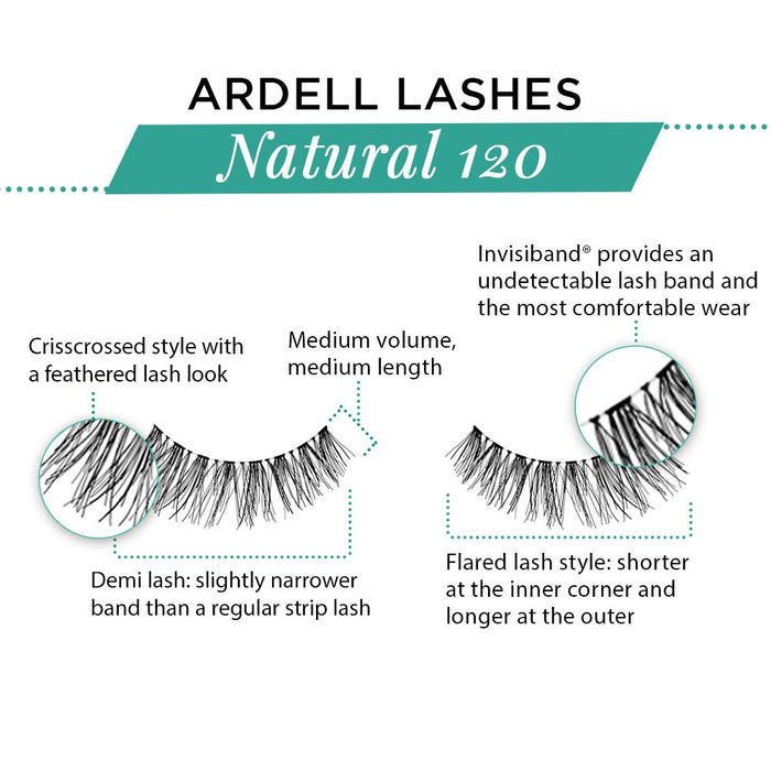 Ardell - Strip Lashes - Natural 120 (4 Pack)