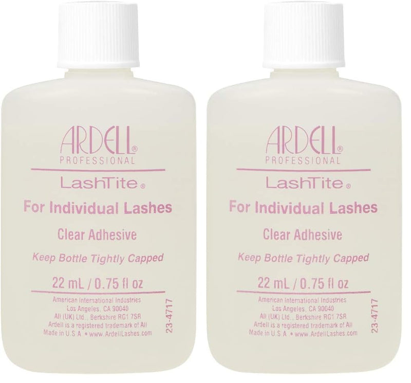 Ardell - LashTite Eyelash Adhesive Glue - Clear 0.75 fl oz (2 Pack)