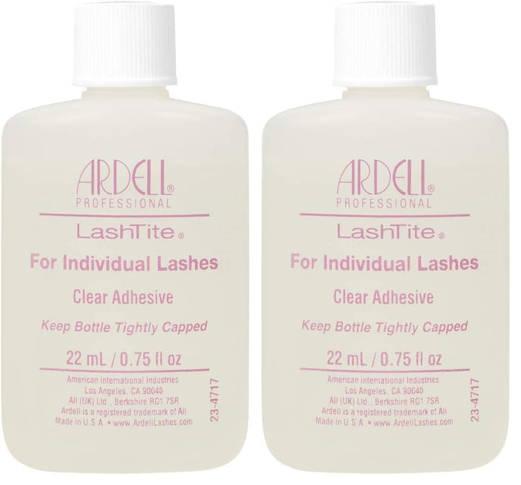 Ardell - LashTite Eyelash Adhesive Glue - Clear 0.75 oz (2 Pack)