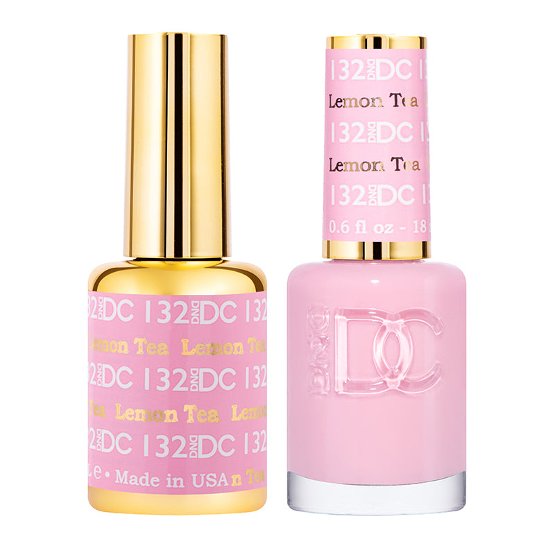 DND DC Duo #132 Té de limón – Gel + Laca a juego 0.5 fl oz