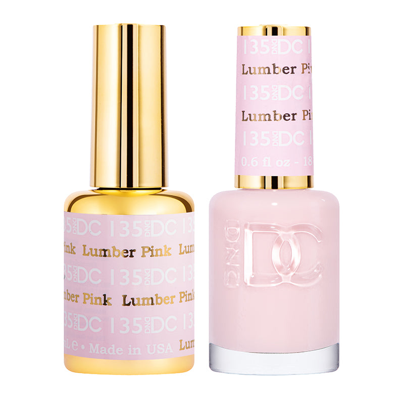 DND DC Duo #135 Lumber Pink – Gel + Matching Lacquer 0.5 fl oz