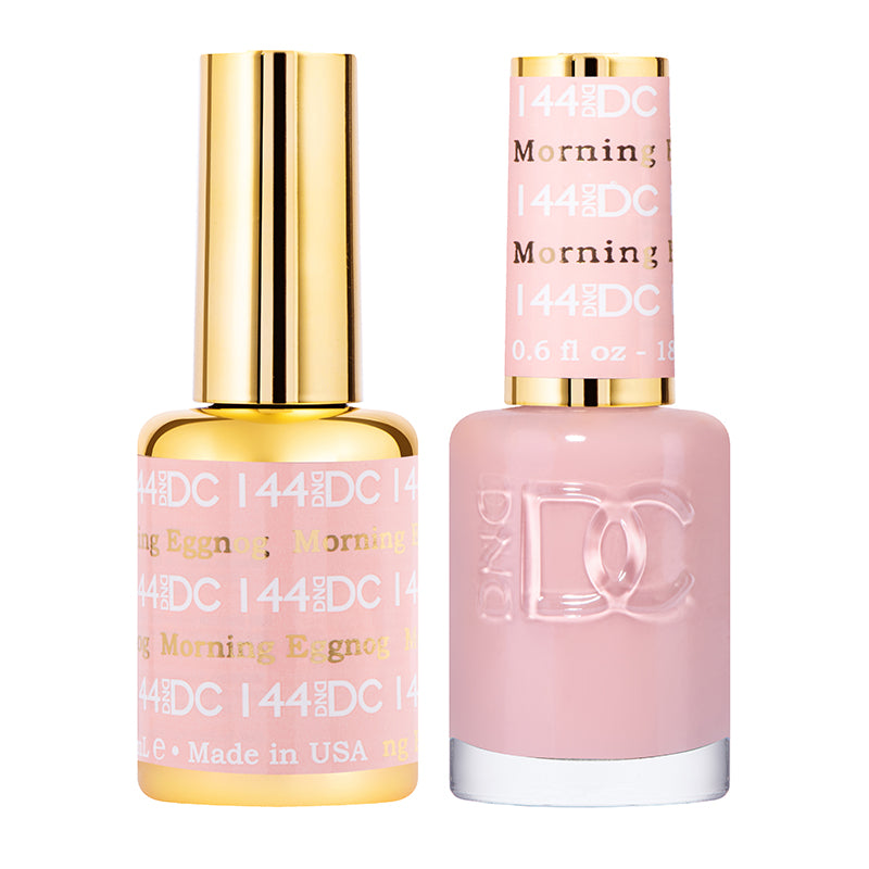 DND DC Duo #144 Morning Eggnog – Gel + Matching Lacquer 0.5 fl oz