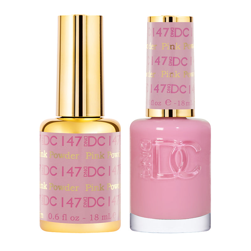 DND DC Duo #147 Polvo Rosa – Gel + Laca a Juego 0.5 fl oz