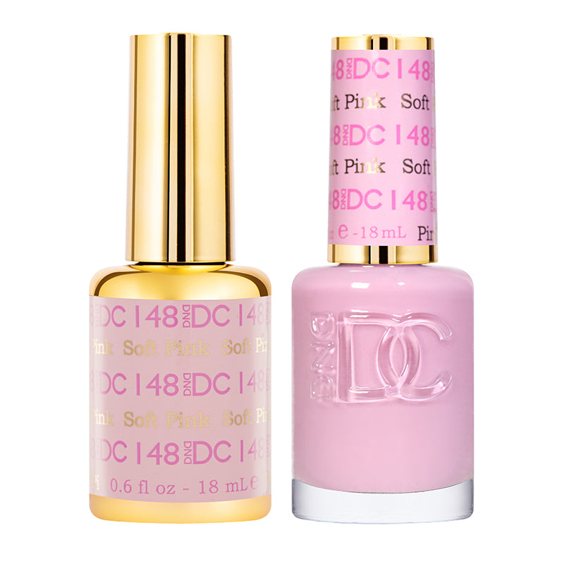 DND DC Duo #148 Rosa Suave – Gel + Laca a juego 15 ml