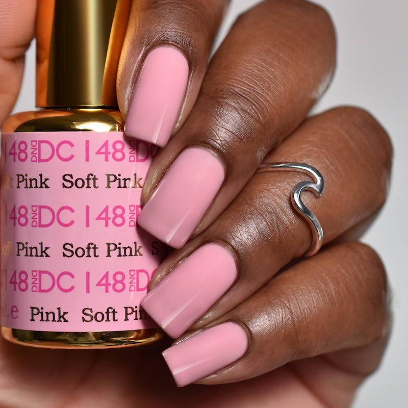 DND DC Duo #148 Rosa Suave – Gel + Laca a juego 15 ml