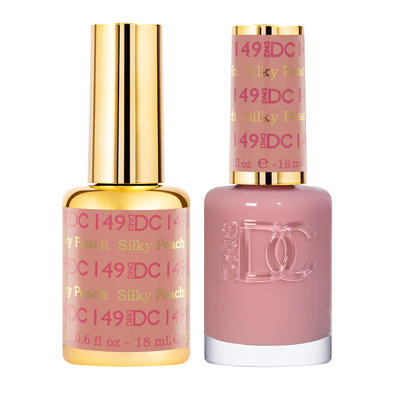 DND DC Duo #149 Melocotón Sedoso – Gel + Laca a juego 15 ml