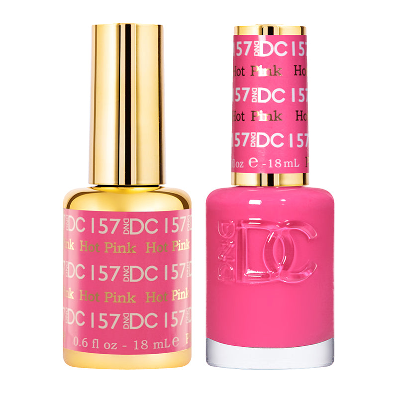 DND DC Duo #157 Rosa Fucsia – Gel + Laca a juego 15 ml